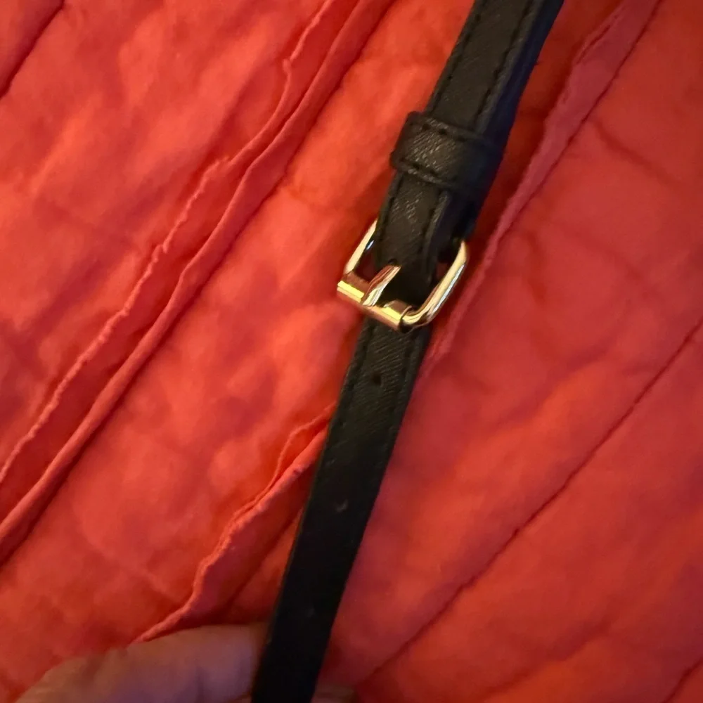 Juicy Couture Black and Gold Crossbody Bag with Chain Strap